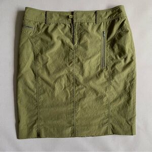 Audrey Talbott Carmel Olive Green Utility Skirt Women’s Size 10